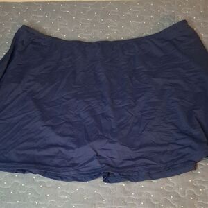 Beach House Navy Blue Swim Skirt size 22W